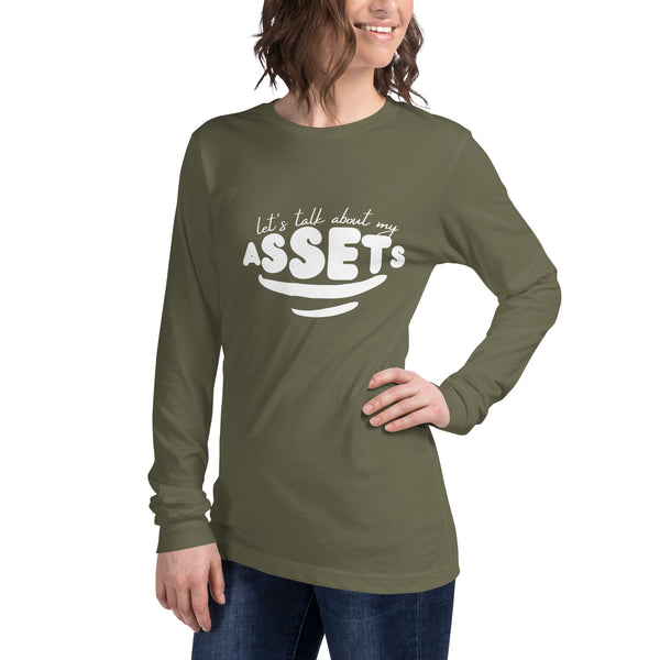 Let's Talk Assets Unisex Long Sleeve Tee