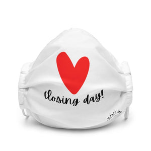 Heart Closing Day - Premium face mask - Real Estate Investor Gear