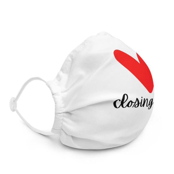 Heart Closing Day - Premium face mask - Real Estate Investor Gear