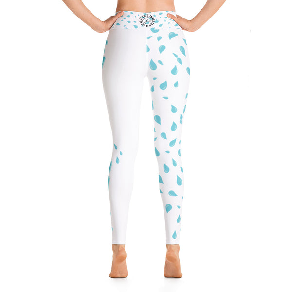 Sweat Equity - White Yoga Leggings