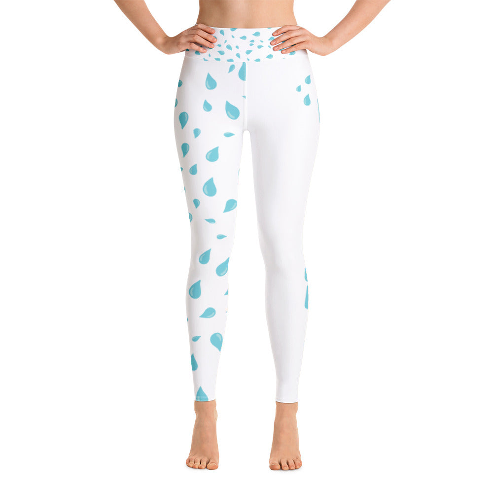 Sweat Equity - White Yoga Leggings