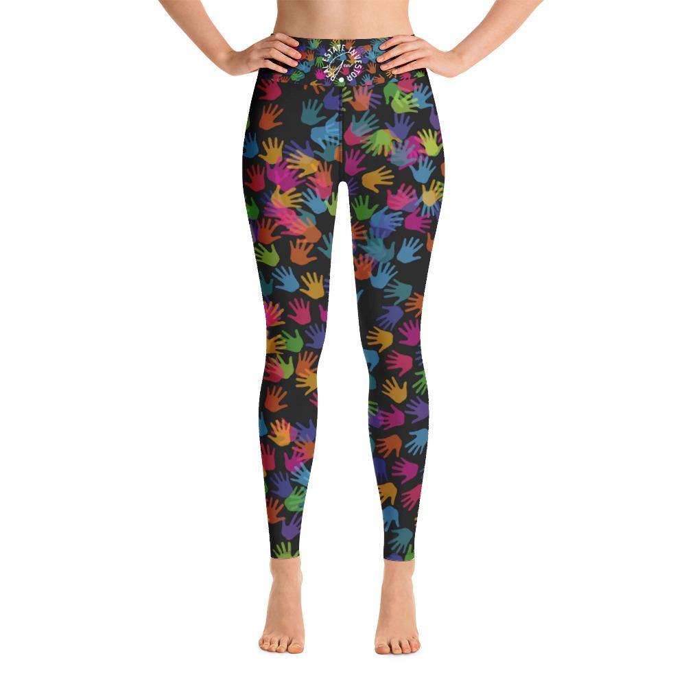 Hands On - Black Yoga Leggings - Real Estate Investor Gear