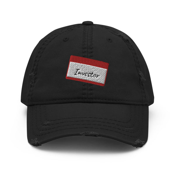 Investor Tag - Distressed Hat