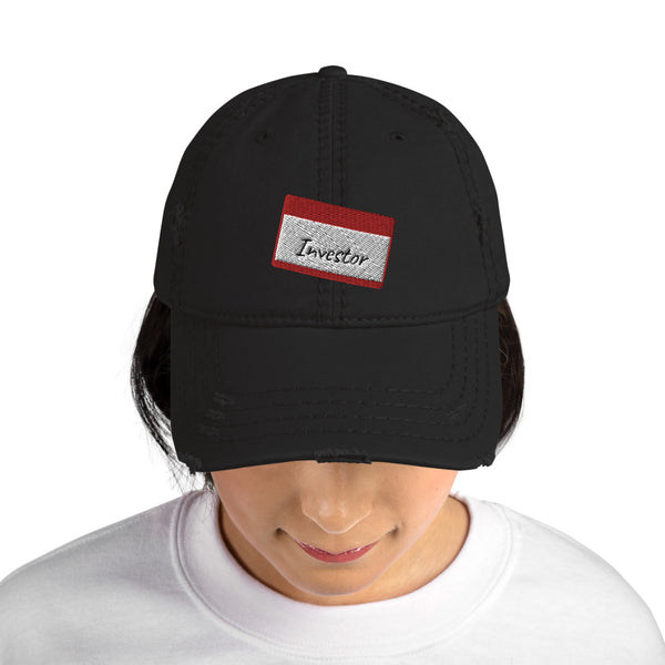 Investor Tag - Distressed Hat