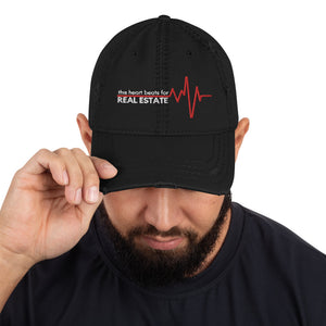 Heartbeat - Distressed Hat