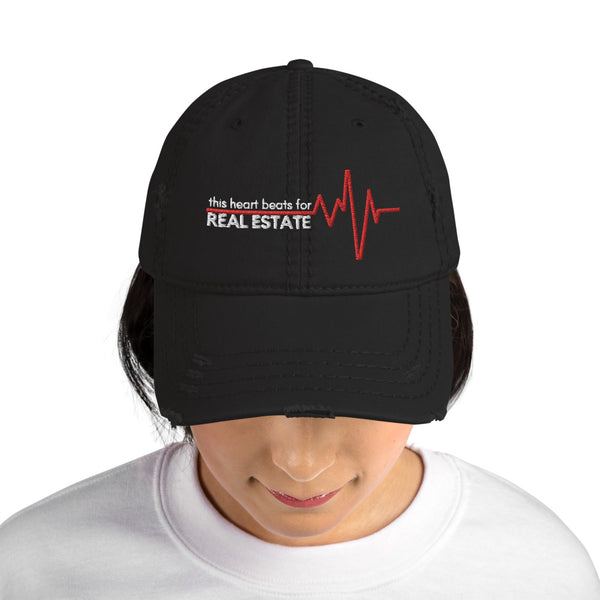 Heartbeat - Distressed Hat