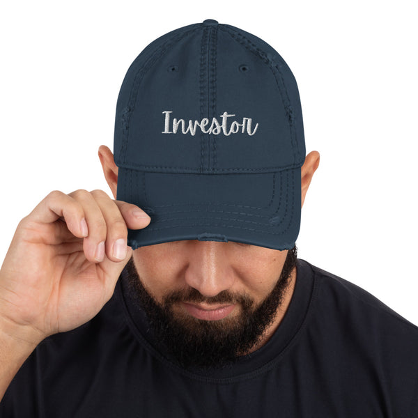 Investor Cursive - Distressed Hat