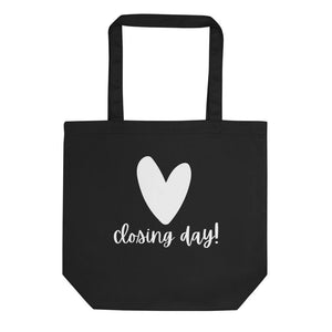 Heart Closing Day - Eco Tote Bag - Real Estate Investor Gear