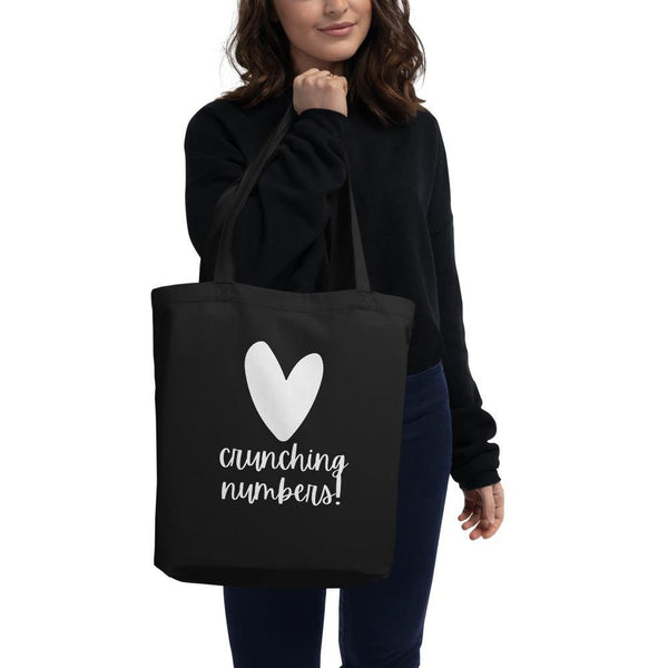 Heart Crunching Numbers - Eco Tote Bag - Real Estate Investor Gear