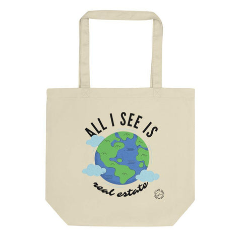 Earth = RE - Eco Tote Bag - Real Estate Investor Gear