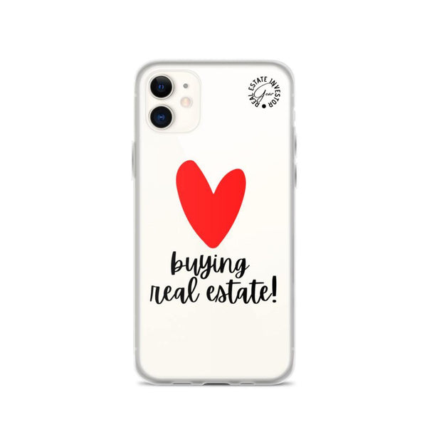 Heart Buying RE - iPhone Case - Real Estate Investor Gear