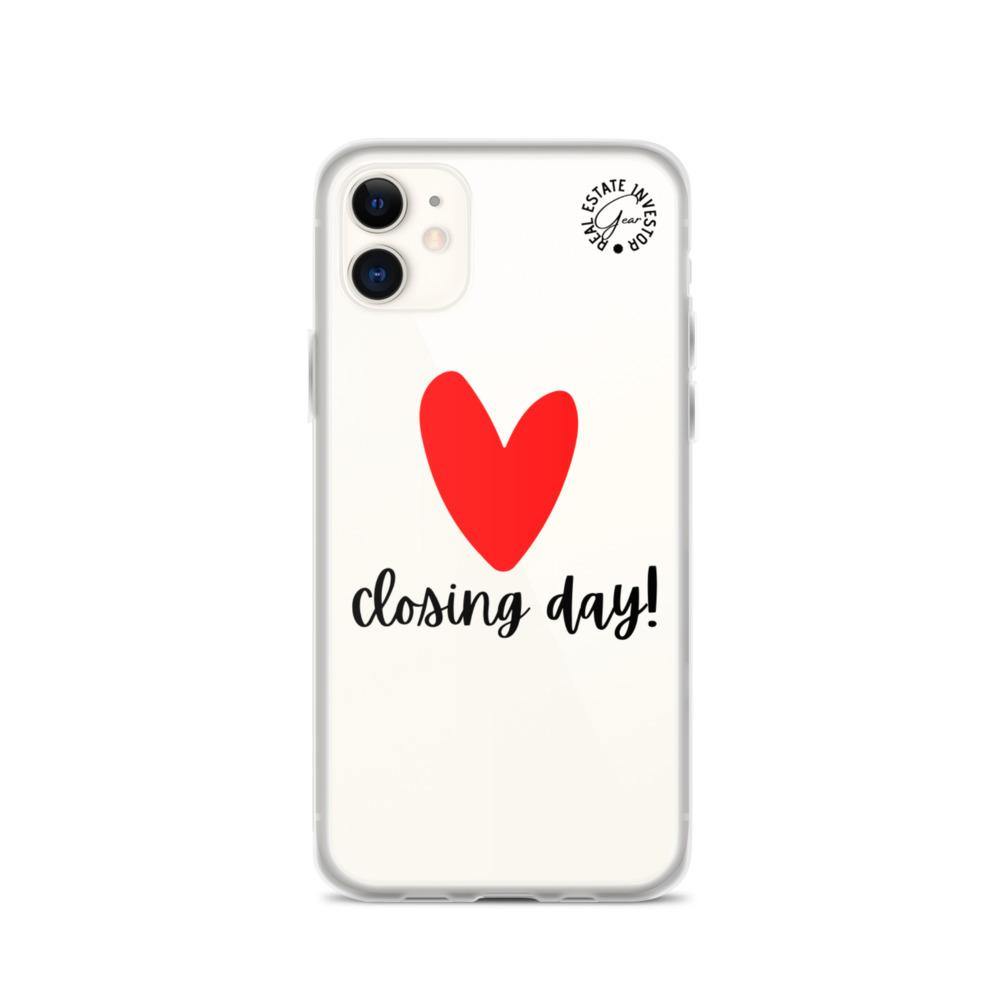 Heart Closing Day - iPhone Case - Real Estate Investor Gear