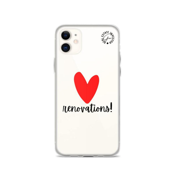 Heart Renos - iPhone Case - Real Estate Investor Gear