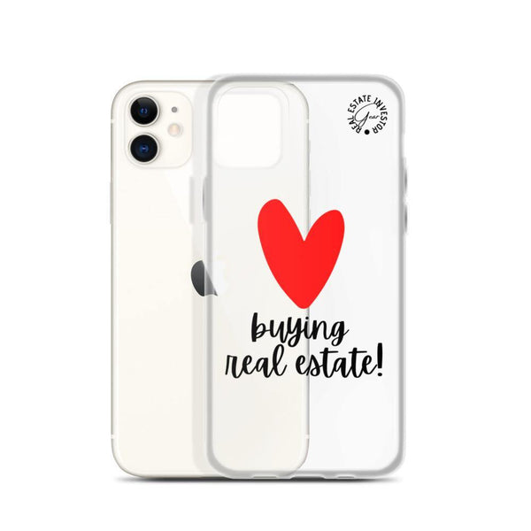 Heart Buying RE - iPhone Case - Real Estate Investor Gear