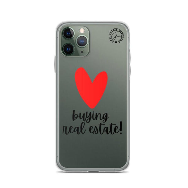 Heart Buying RE - iPhone Case - Real Estate Investor Gear