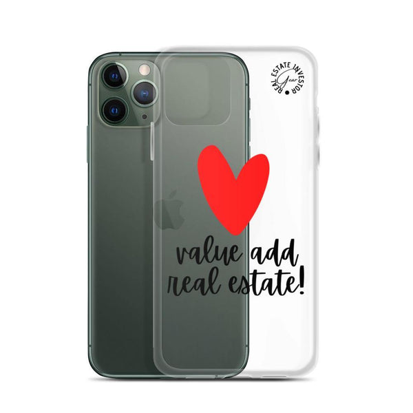 Heart Value Add - iPhone Case - Real Estate Investor Gear