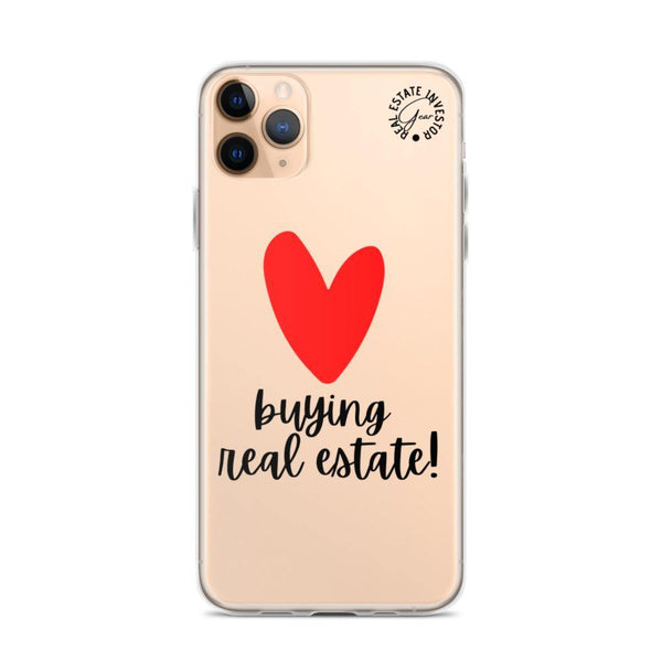 Heart Buying RE - iPhone Case - Real Estate Investor Gear