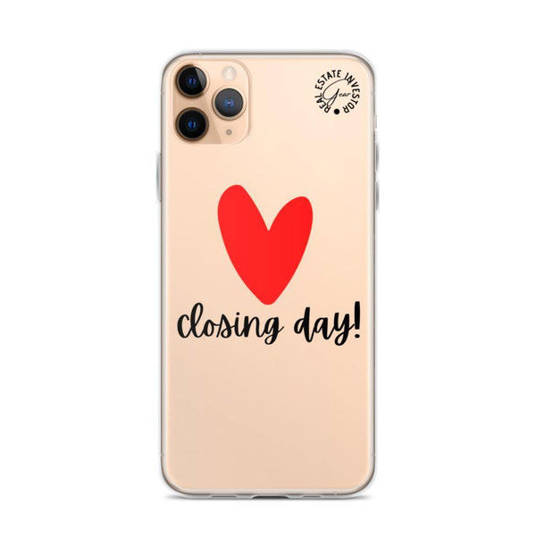 Heart Closing Day - iPhone Case - Real Estate Investor Gear