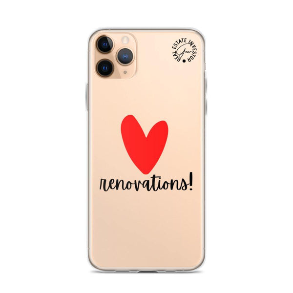 Heart Renos - iPhone Case - Real Estate Investor Gear