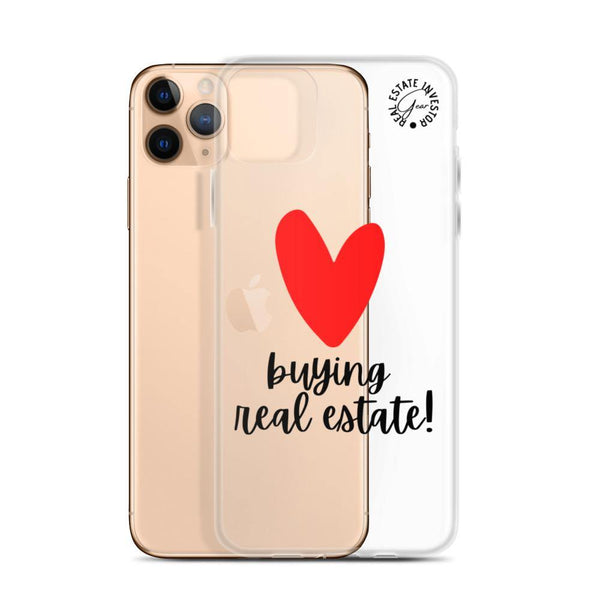 Heart Buying RE - iPhone Case - Real Estate Investor Gear