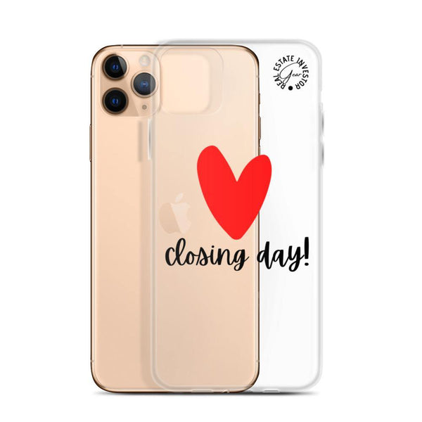 Heart Closing Day - iPhone Case - Real Estate Investor Gear