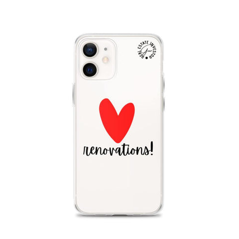 Heart Renos - iPhone Case - Real Estate Investor Gear