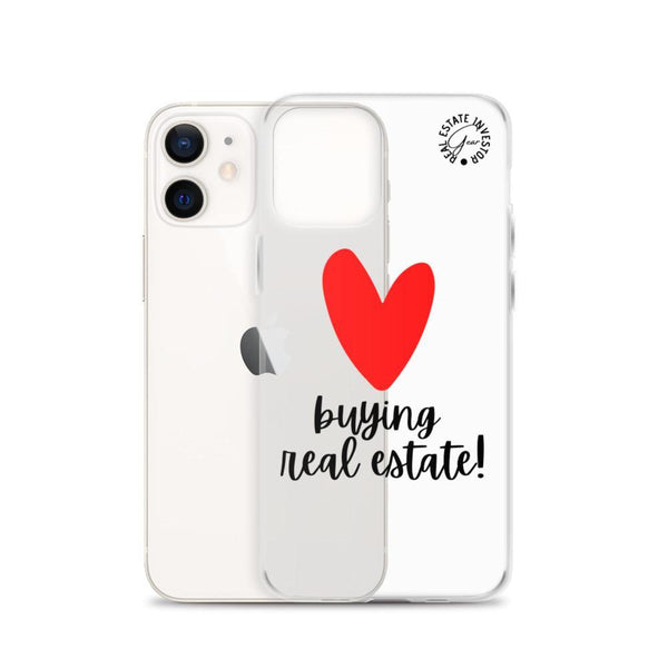 Heart Buying RE - iPhone Case - Real Estate Investor Gear