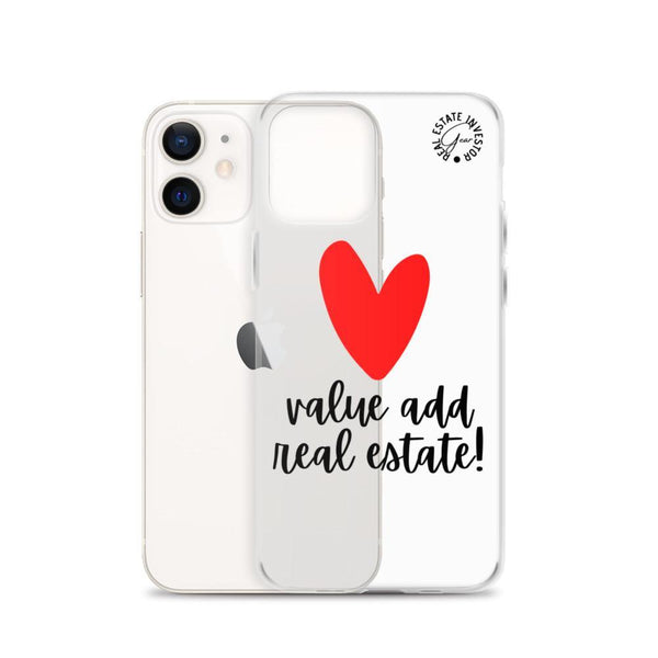 Heart Value Add - iPhone Case - Real Estate Investor Gear