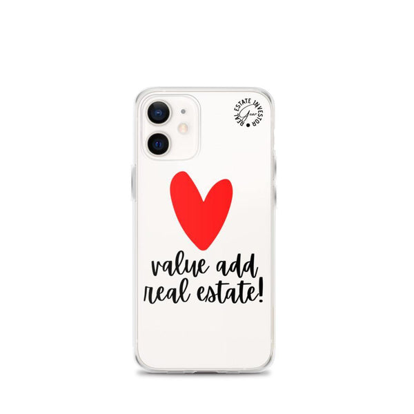 Heart Value Add - iPhone Case - Real Estate Investor Gear