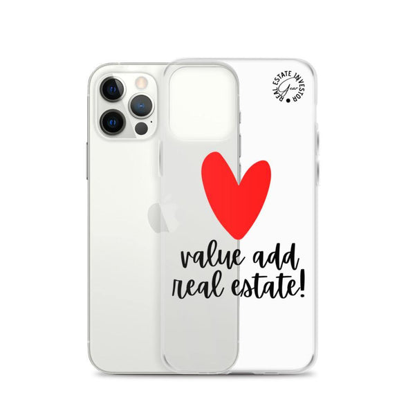 Heart Value Add - iPhone Case - Real Estate Investor Gear