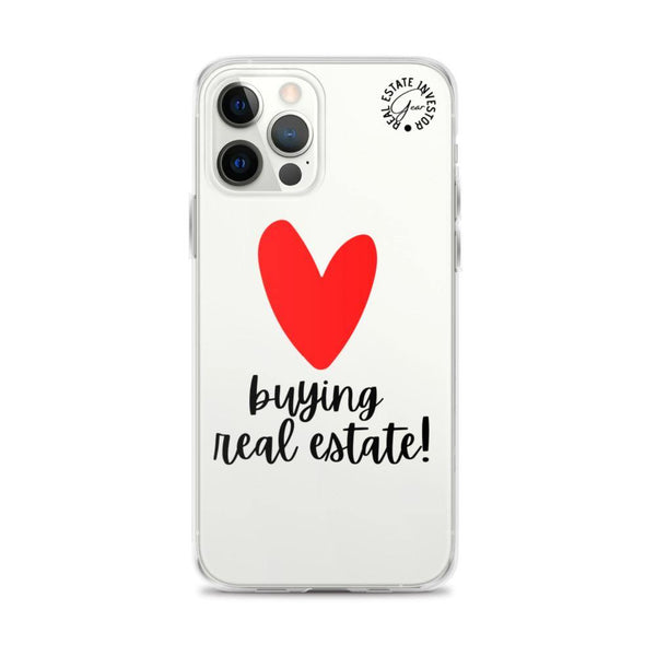 Heart Buying RE - iPhone Case - Real Estate Investor Gear