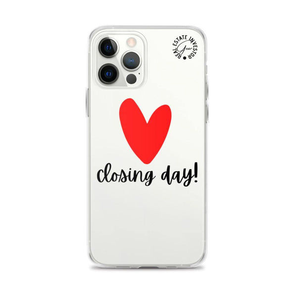 Heart Closing Day - iPhone Case - Real Estate Investor Gear