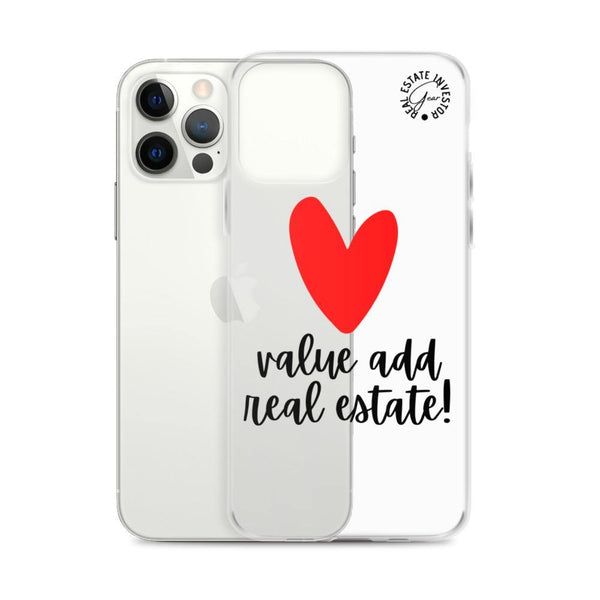 Heart Value Add - iPhone Case - Real Estate Investor Gear