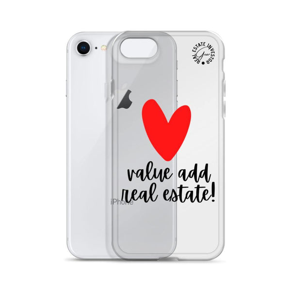 Heart Value Add - iPhone Case - Real Estate Investor Gear