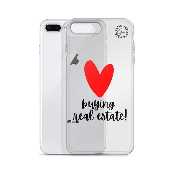 Heart Buying RE - iPhone Case - Real Estate Investor Gear