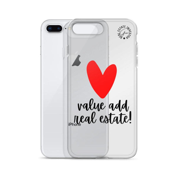 Heart Value Add - iPhone Case - Real Estate Investor Gear