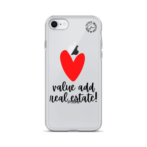 Heart Value Add - iPhone Case - Real Estate Investor Gear