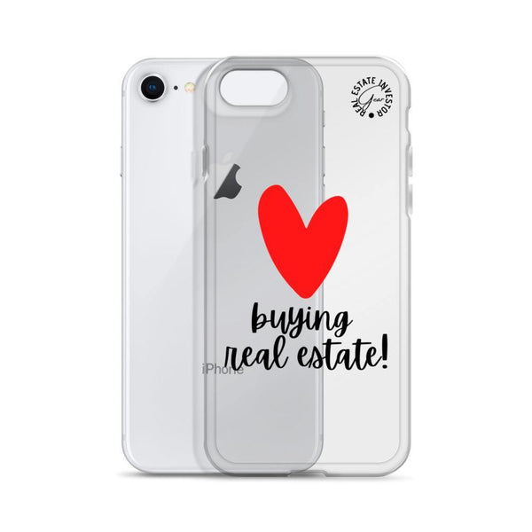 Heart Buying RE - iPhone Case - Real Estate Investor Gear