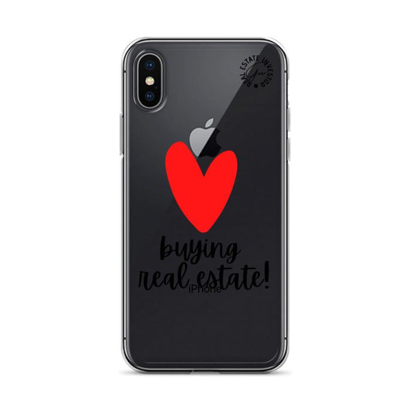 Heart Buying RE - iPhone Case - Real Estate Investor Gear