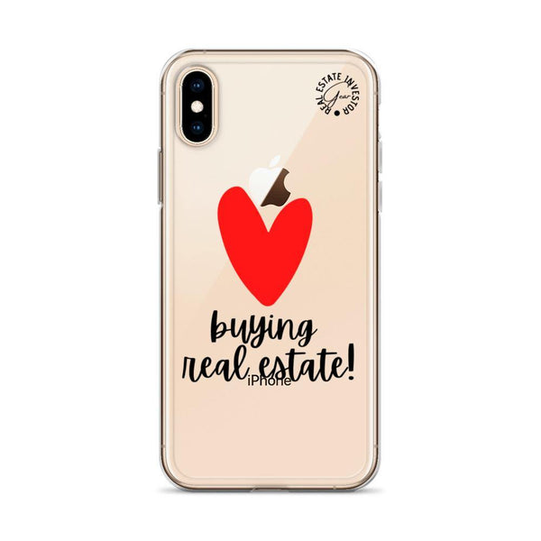 Heart Buying RE - iPhone Case - Real Estate Investor Gear