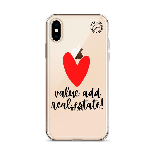 Heart Value Add - iPhone Case - Real Estate Investor Gear