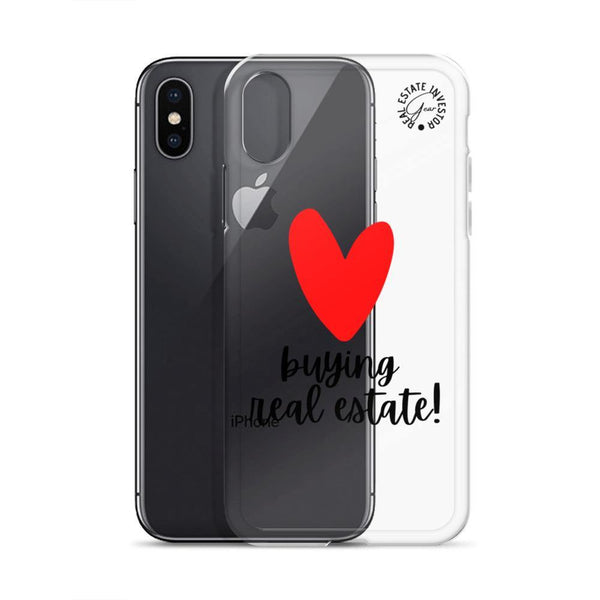 Heart Buying RE - iPhone Case - Real Estate Investor Gear