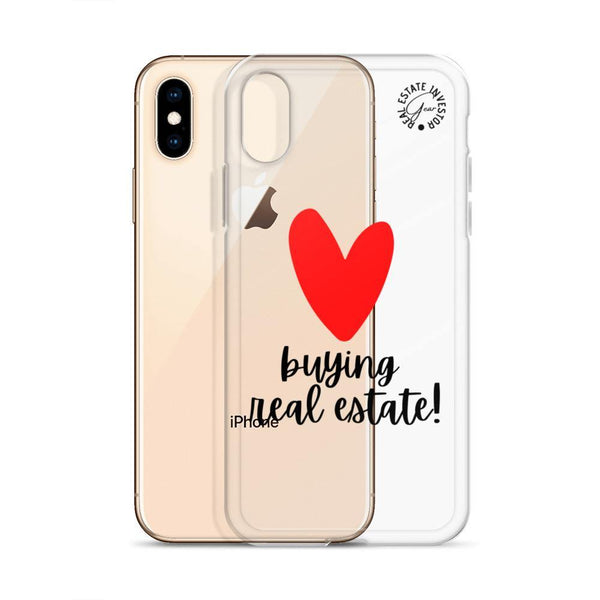 Heart Buying RE - iPhone Case - Real Estate Investor Gear