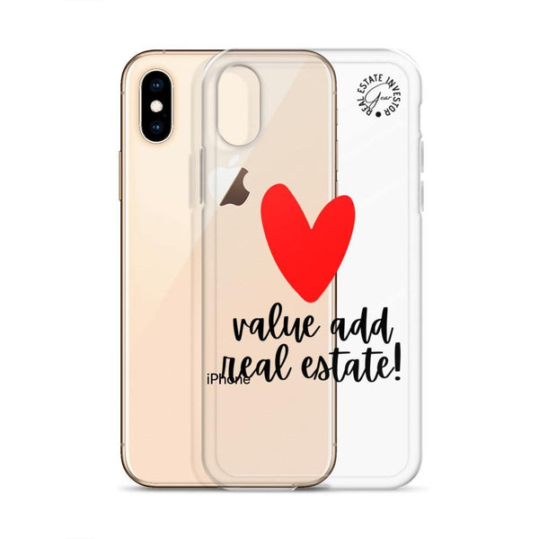 Heart Value Add - iPhone Case - Real Estate Investor Gear