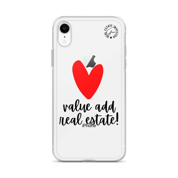 Heart Value Add - iPhone Case - Real Estate Investor Gear