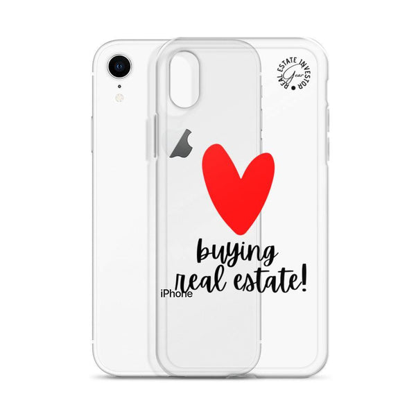 Heart Buying RE - iPhone Case - Real Estate Investor Gear