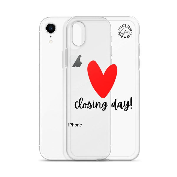 Heart Closing Day - iPhone Case - Real Estate Investor Gear