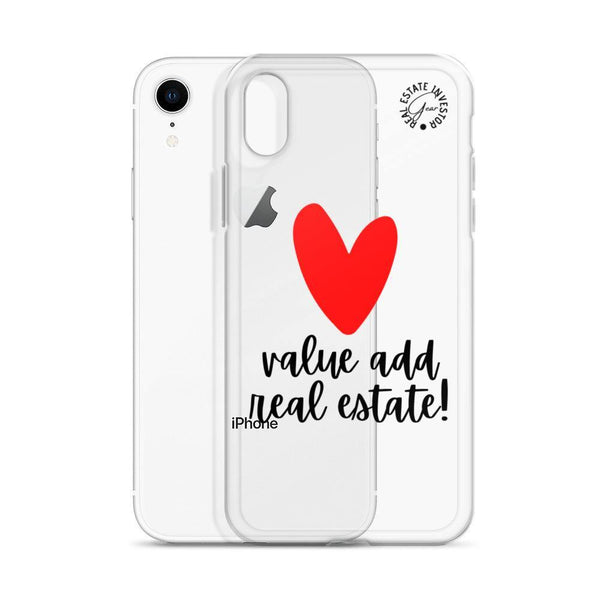 Heart Value Add - iPhone Case - Real Estate Investor Gear