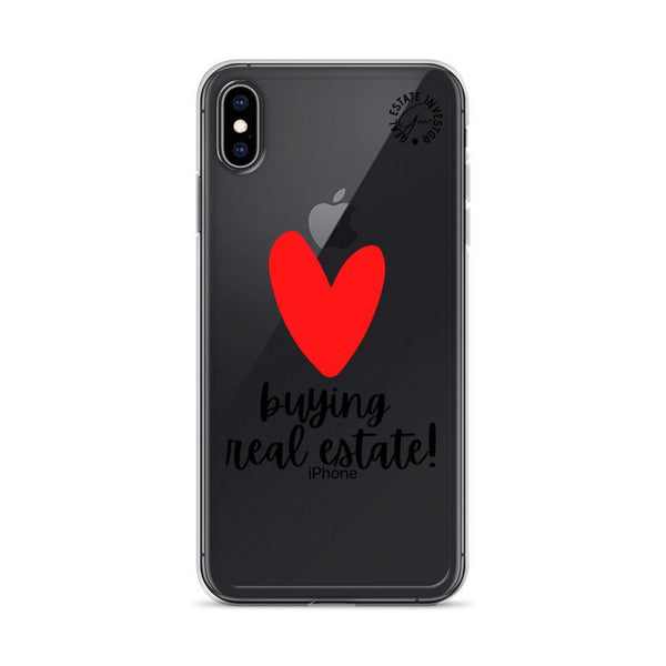 Heart Buying RE - iPhone Case - Real Estate Investor Gear