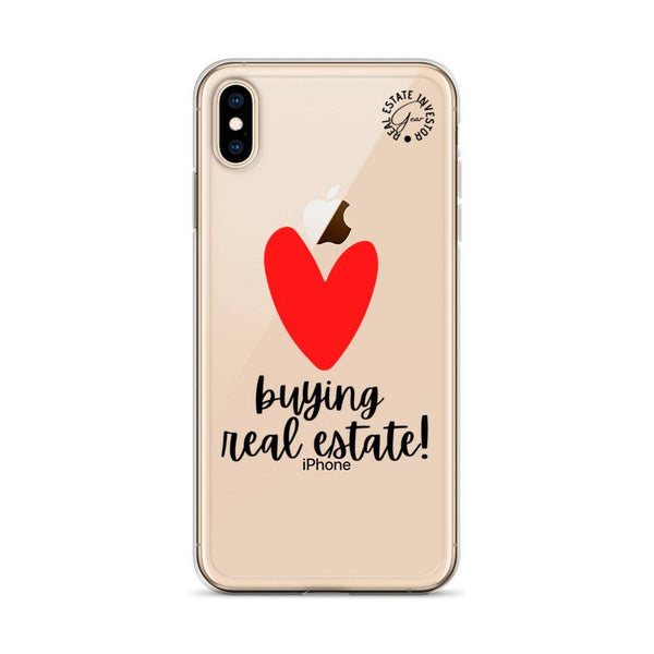 Heart Buying RE - iPhone Case - Real Estate Investor Gear